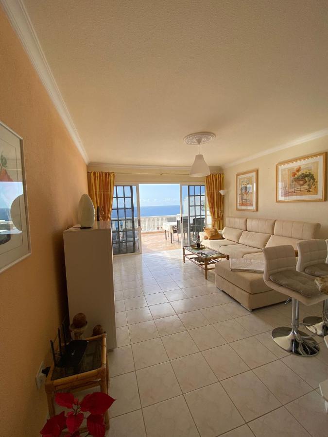 אקנטילדו דה לוס גיגנטס Ocean Pearl, Luxurioeses Haus, Meerblick, Grosse Sonnenterrasse, Teneriffa Sued, Los Gigantes, 600M Zum Strand, 200M Zum Ort, Ruhig מראה חיצוני תמונה
